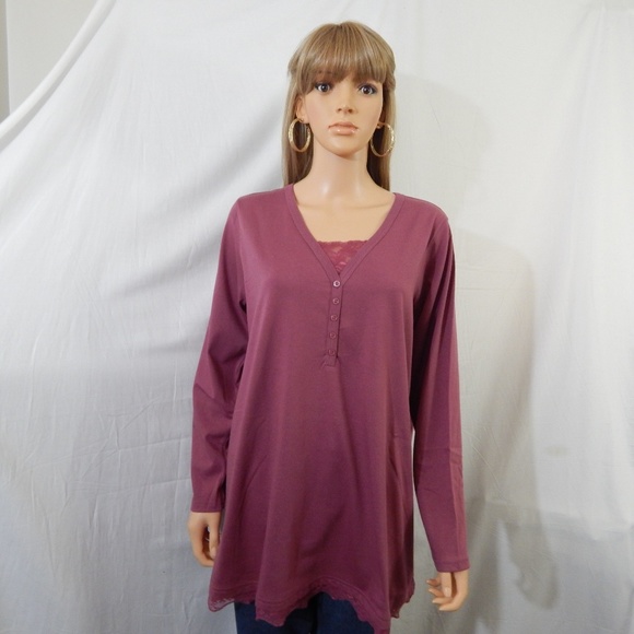 Woman Within Tops - NWOT Woman Within Size 1X 22/24 Top Shirt Blouse